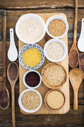 Buckwheat, red rice, bulgur, rice, amaranth, oats, barley and spelt - GIOF05948