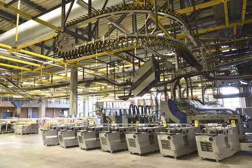 Maschinen für Transport- und Sortieranlagen in einer Druckerei - SCHF00481
