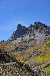 Austria, Vorarlberg, Silvretta, Klostertal, Sonntagsspitze, trail - WWF04967