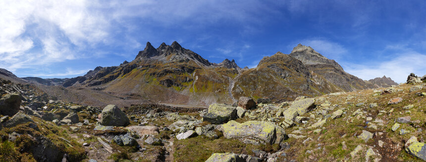 Österreich, Vorarlberg, Silvretta, Klostertal, Sonntagsspitze - WWF04972