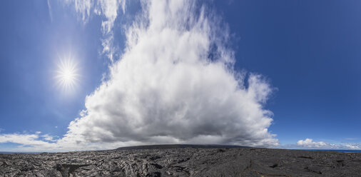USA, Hawaii, Big Island, Volcanoes National Park, Ka Lae Apuki, lava fields - FOF10547