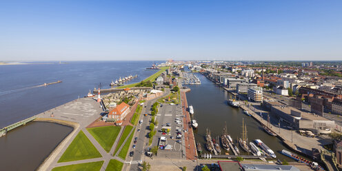 Deutschland, Bremen, Bremerhaven, Neuer Hafen, Weser - WDF05225