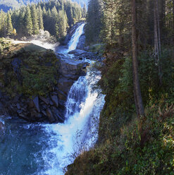 Österreich, Nationalpark Hohe Tauern, Krimmler Wasserfälle, Mid Falls - WWF05024