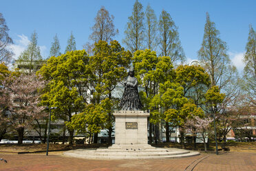 Japan, Nagasaki, Statue im Friedenspark von Nagasaki - RUNF01815