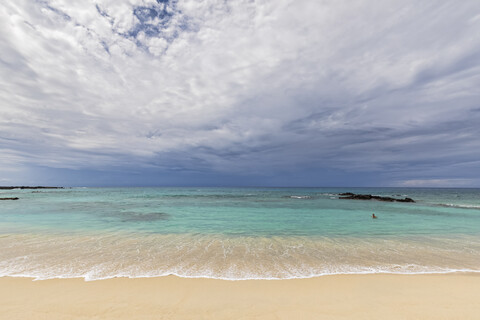 USA, Hawaii, Große Insel, Kona, Makalawena Beach, lizenzfreies Stockfoto