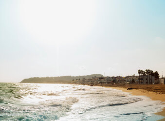 Strand an einem sonnigen Tag, Altafulla, Katalonien, Spanien - CUF50299