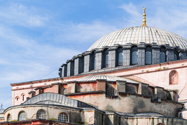 Türkei, Istanbul, Kuppel der Hagia Sophia - WVF01103