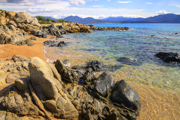 France, Corsica, Propriano, rocky seafront - LBF02515