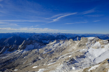 Germany, Bavaria, Alps, view from Zugspitze above the Schneeferner - LBF02528