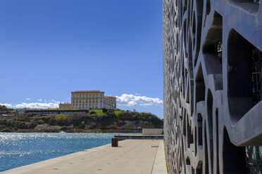 France, Marseille, Museum of European and Mediterranean Civilisations, MuCEM and Pharo palace - LBF02546