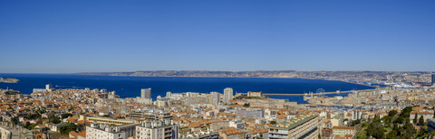 Frankreich, Marseille, Blick über Marseille, lizenzfreies Stockfoto
