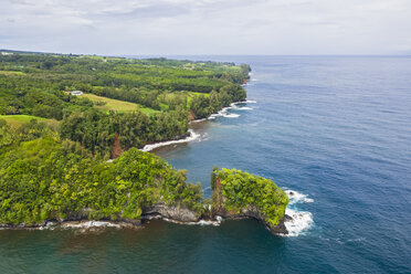 USA, Hawaii, Big Island, Onomea Bay, Luftaufnahme - FOF10621