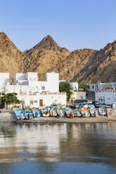 Sultanat Oman, Matrah, Fischerboote auf dem Meer - WVF01118