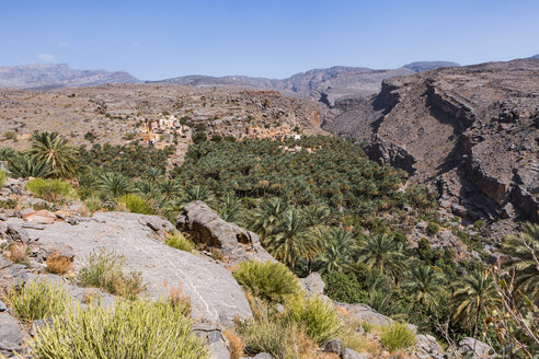 Misfat al Abriyyin und Berge, Ad Dakhiliyah, Oman - WVF01200