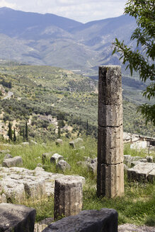 Griechenland, Delphi, Säulen - MAMF00552