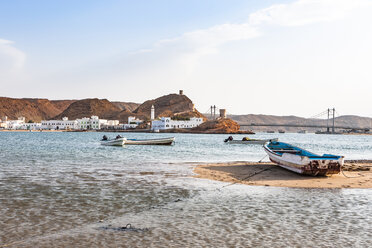 Fischerboote in der Bucht von Sur, Sur, Oman - WVF01266