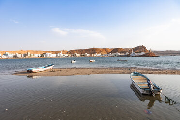 Fischerboote in der Bucht von Sur, Sur, Oman - WVF01268