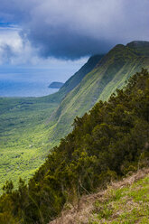 Hawaii, Insel Molokai, Kalaupapa Aussichtspunkt - RUNF01869