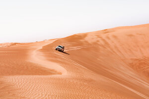 Sultanat Oman, Wahiba Sands, Dünenfahrt im SUV - WVF01321