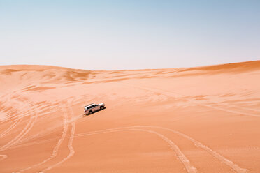 Sultanate Of Oman, Wahiba Sands, Dune bashing in an SUV - WVF01323