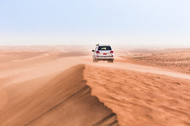Sultanate Of Oman, Wahiba Sands, Dune bashing in an SUV - WVF01340