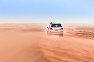 Sultanate Of Oman, Wahiba Sands, Dune bashing in an SUV - WVF01341