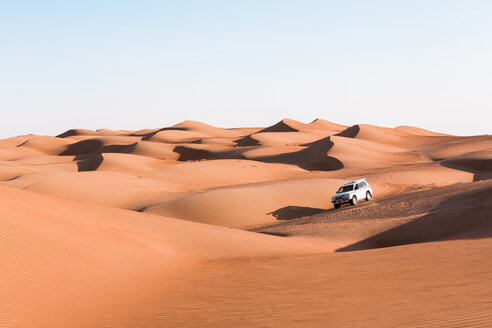 Sultanat Oman, Wahiba Sands, Dünenfahrt im SUV - WVF01371