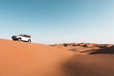 Sultanate Of Oman, Wahiba Sands, Dune bashing in an SUV - WVF01372