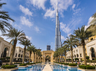 Vereinigte Arabische Emirate, Dubai, Burj Khalifa und Souq Al Bahar - HSIF00484