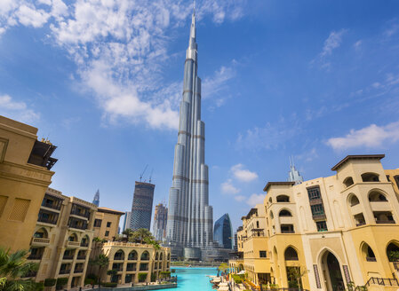 Vereinigte Arabische Emirate, Dubai, Burj Khalifa und Souq Al Bahar - HSIF00503