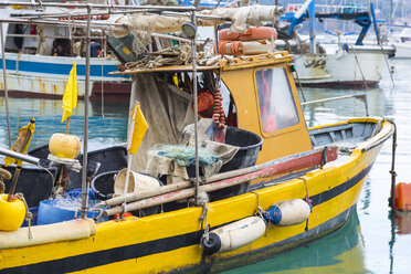 Italy, Liguria, Cinque Terre, fishing boat - HSIF00535