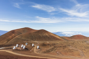 USA, Hawaii, Vulkan Mauna Kea, Teleskope der Mauna Kea Observatorien - FOF10665