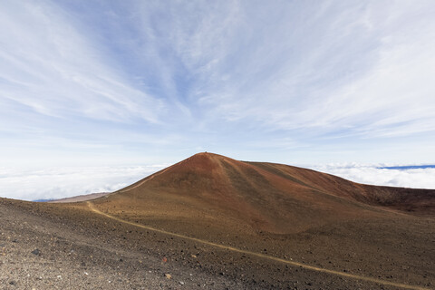 USA, Hawaii, Gipfel des Vulkans Mauna Kea, lizenzfreies Stockfoto