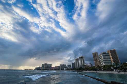 Hawaii, Oahu, Waikiki-Strand - RUNF01902