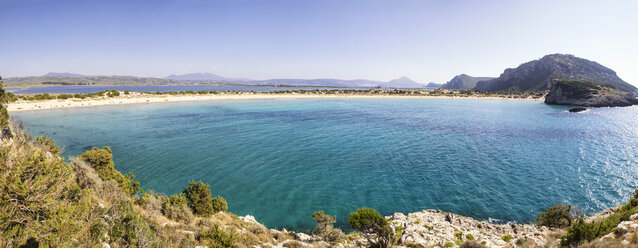 Griechenland, Messenien, Lagune von Gialova, Strand von Voidokilia - MAMF00593