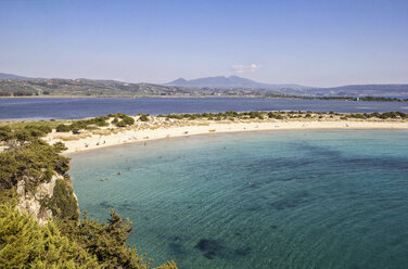 Griechenland, Messenien, Lagune von Gialova, Strand von Voidokilia - MAMF00595