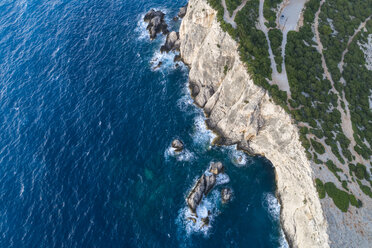 Griechenland, Lefkada, Luftaufnahme von Kap Lefkadas - TAMF01366