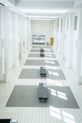 Benches in empty lobby - BLEF00903