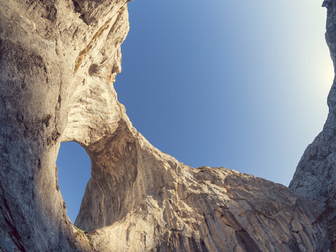 Spanien, Asturien, Pena Mea, Ojo de buey,, lizenzfreies Stockfoto