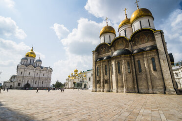 Russland, Moskau, Mariä-Entschlafens-Kathedrale auf dem Sobornaja-Platz - RUNF01952