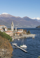 Panoramablick auf das Ufer des Comer Sees, Italien - BLEF03005