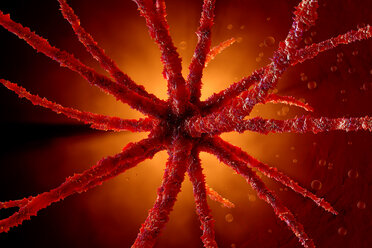3D Rendered Illustration, visualisation of a generic virus - SPCF00401