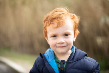 Portrait of boy with red hair - CUF51162
