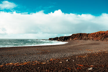 Schwarzer Strand, Djúpalónssandur, Snaefellsjökull, Island - CUF51234