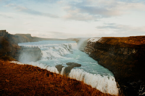 Gullfoss-Wasserfall, Haukadalur, Arnessysla, Island - CUF51244