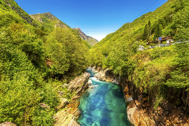 Switzerland, Ticino, Verzasca Valley, Verzasca river - PUF01427