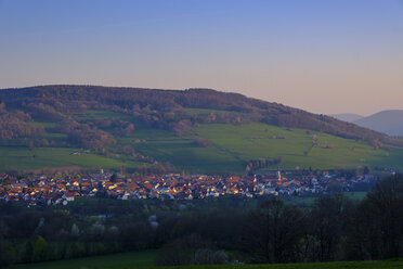 Sonnenaufgang, Wuestensachsen, Ehrenberg, Rhön, Deutschland - LBF02568