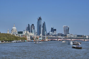 Großbritannien, London, Themse und Skyline - MRF01973