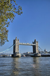 UK, London, Themse und Tower Bridge - MRF01980