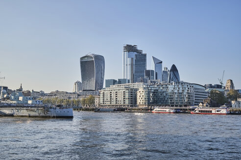 Großbritannien, London, Themse und Skyline - MRF01988